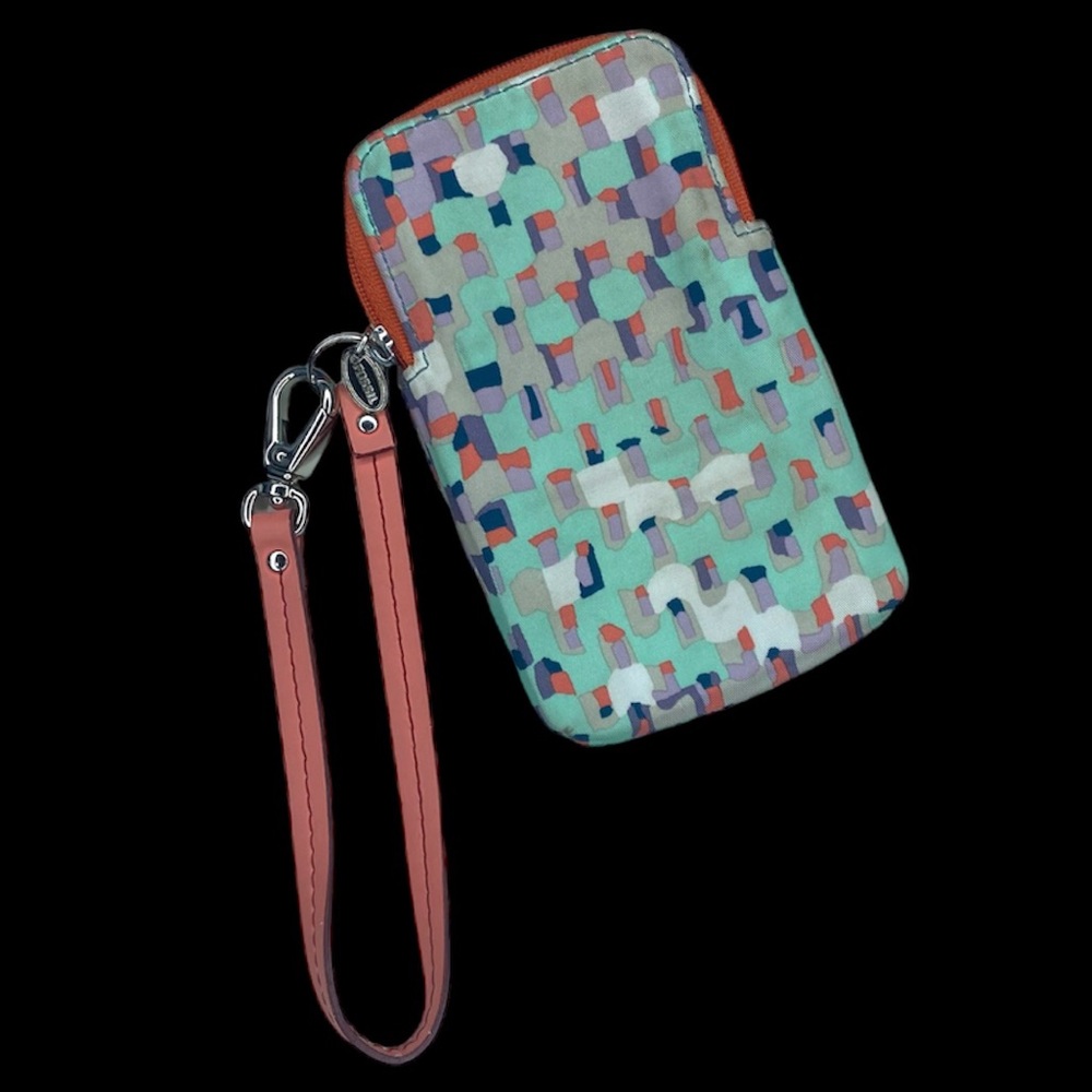 Fossil Zippered Card Key Accessory Clutch Purse W… - image 1